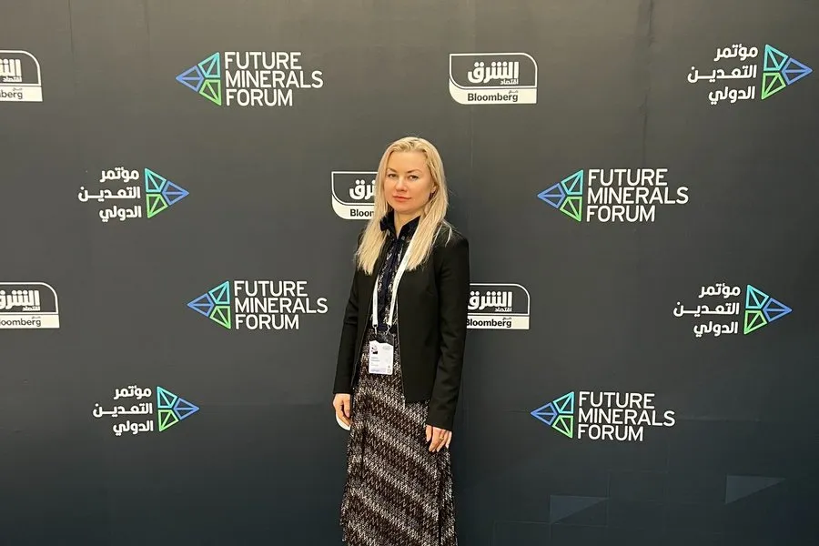 Ксения Окишева на Future Minerals Forum в Эр-Рияде